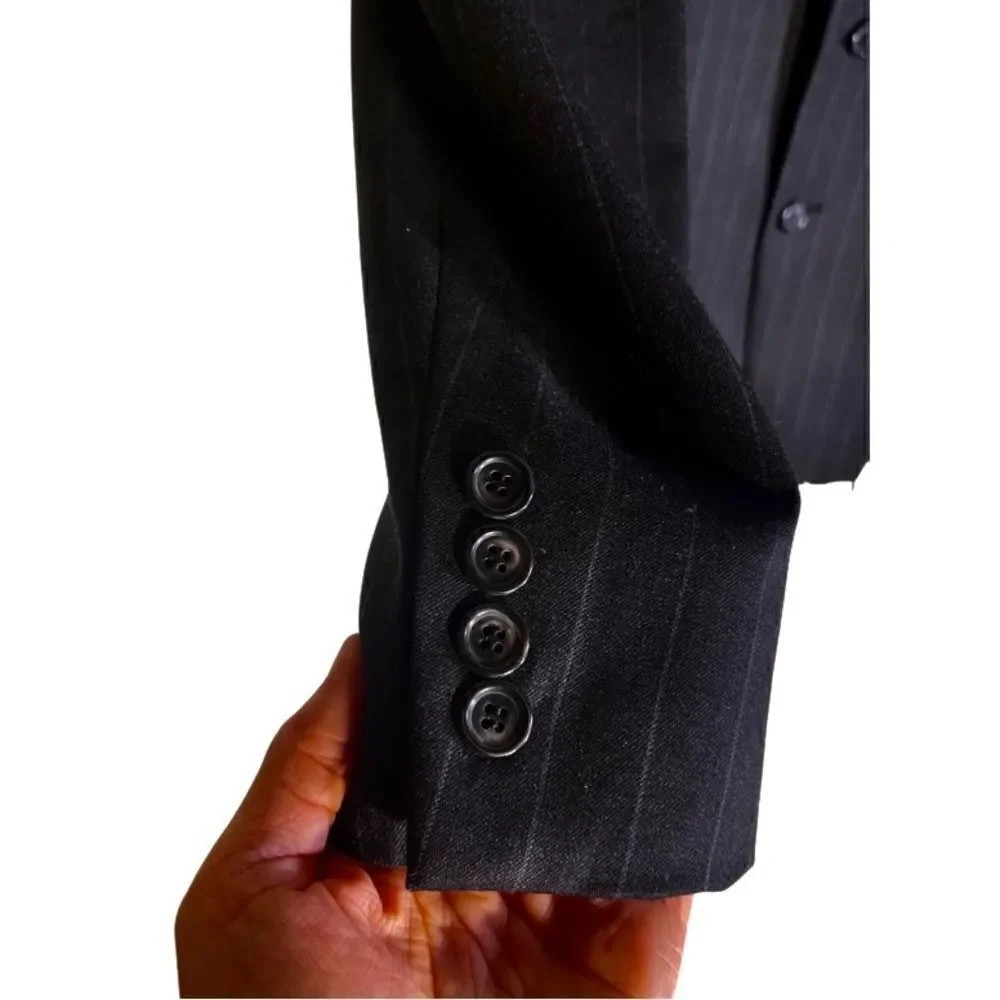 Ralph Lauren Suit- Black Pin Stripe